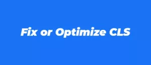 optimize cls wordpress
